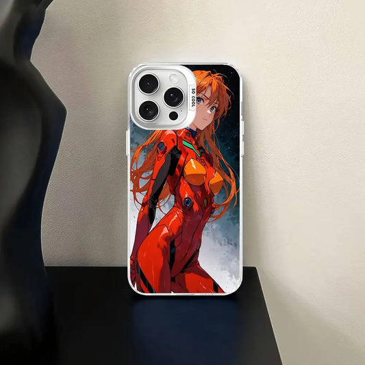 Asuka Langley Portrait Clear Case for iPhone - Transparent Clear finish