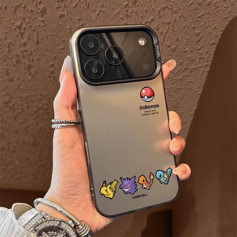 Pokémon Pixel Friends Lineup Case for iPhone - Smoke Black finish