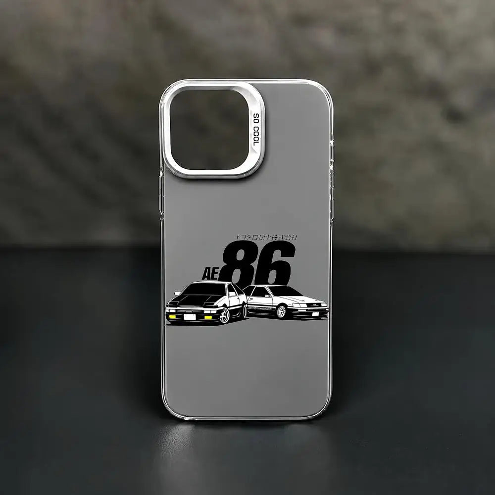 Twin AE86 Street Rivals Case for iPhone - Smoke Gray finish