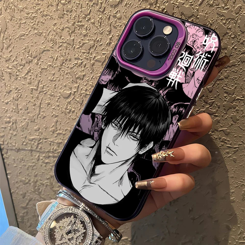 Toji Sorcerer Killer Portrait Case for iPhone - Purple finish
