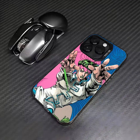 Rohan Kishibe Pen Gesture Case for iPhone - Colored Silver finish