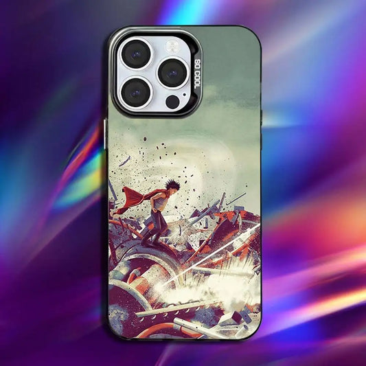 Neo-Tokyo Motion Scene Case for iPhone - Sage finish