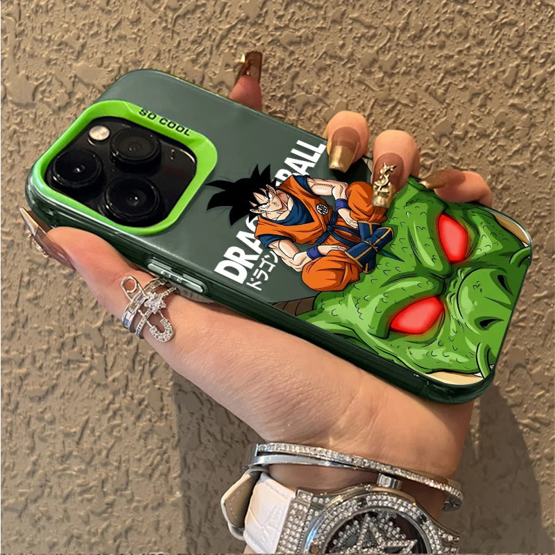 Saiyan and Dragon Guardian Case for iPhone - Green finish
