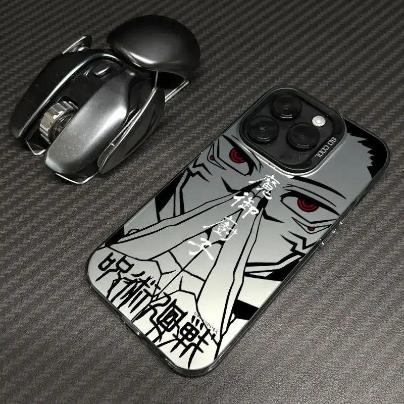 Sukuna Malevolent Hand Sign Case for iPhone - Black finish