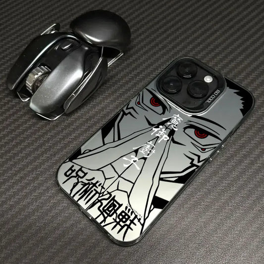 Sukuna Malevolent Hand Sign Case for iPhone - Black finish