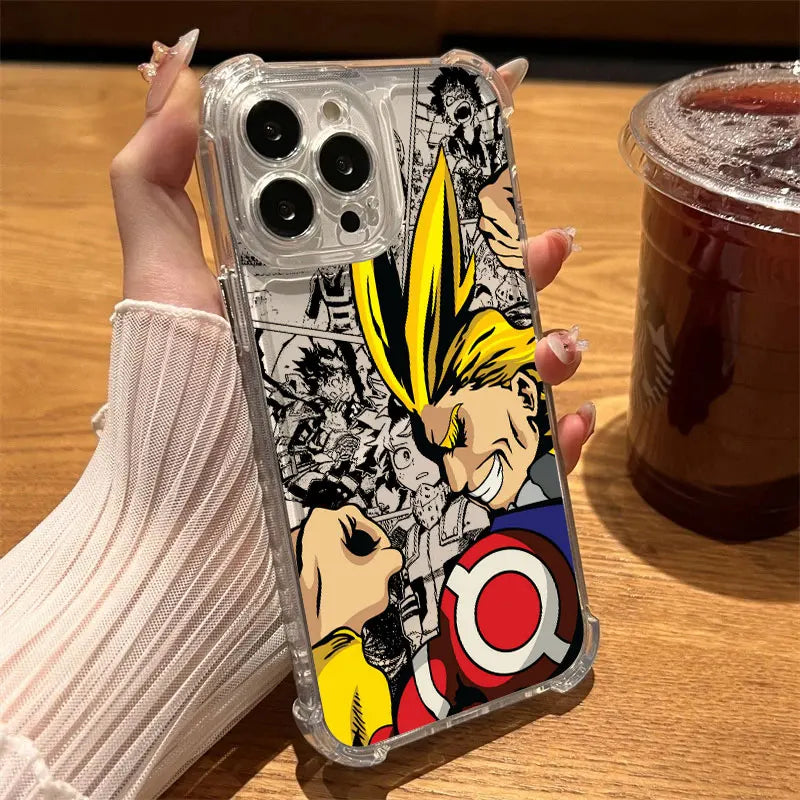 All Might Symbol Clear Case for iPhone - Clear finish