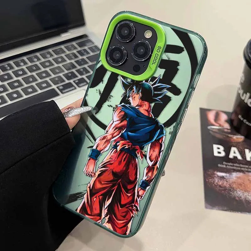 Crimson Saiyan Warrior Case for iPhone - Green finish