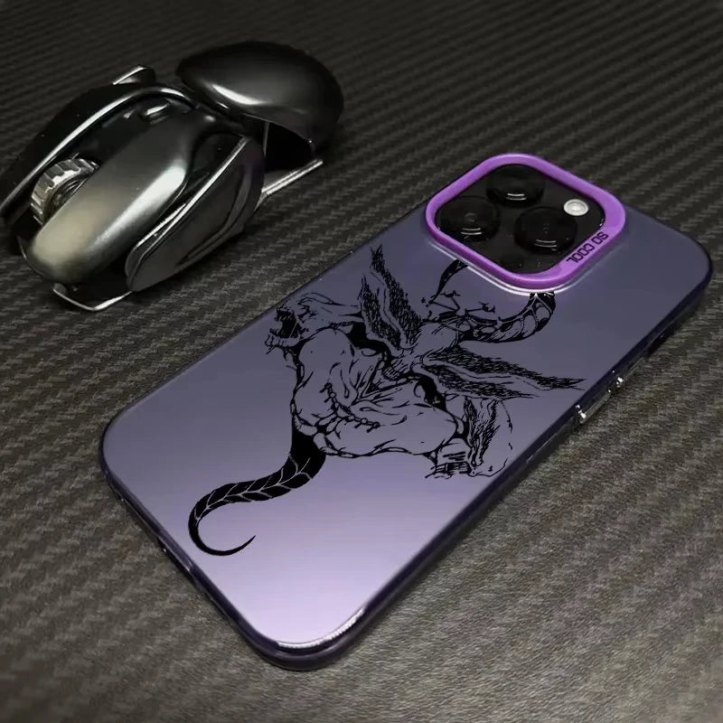Mahoraga Divine General Ink Case for iPhone - Purple finish