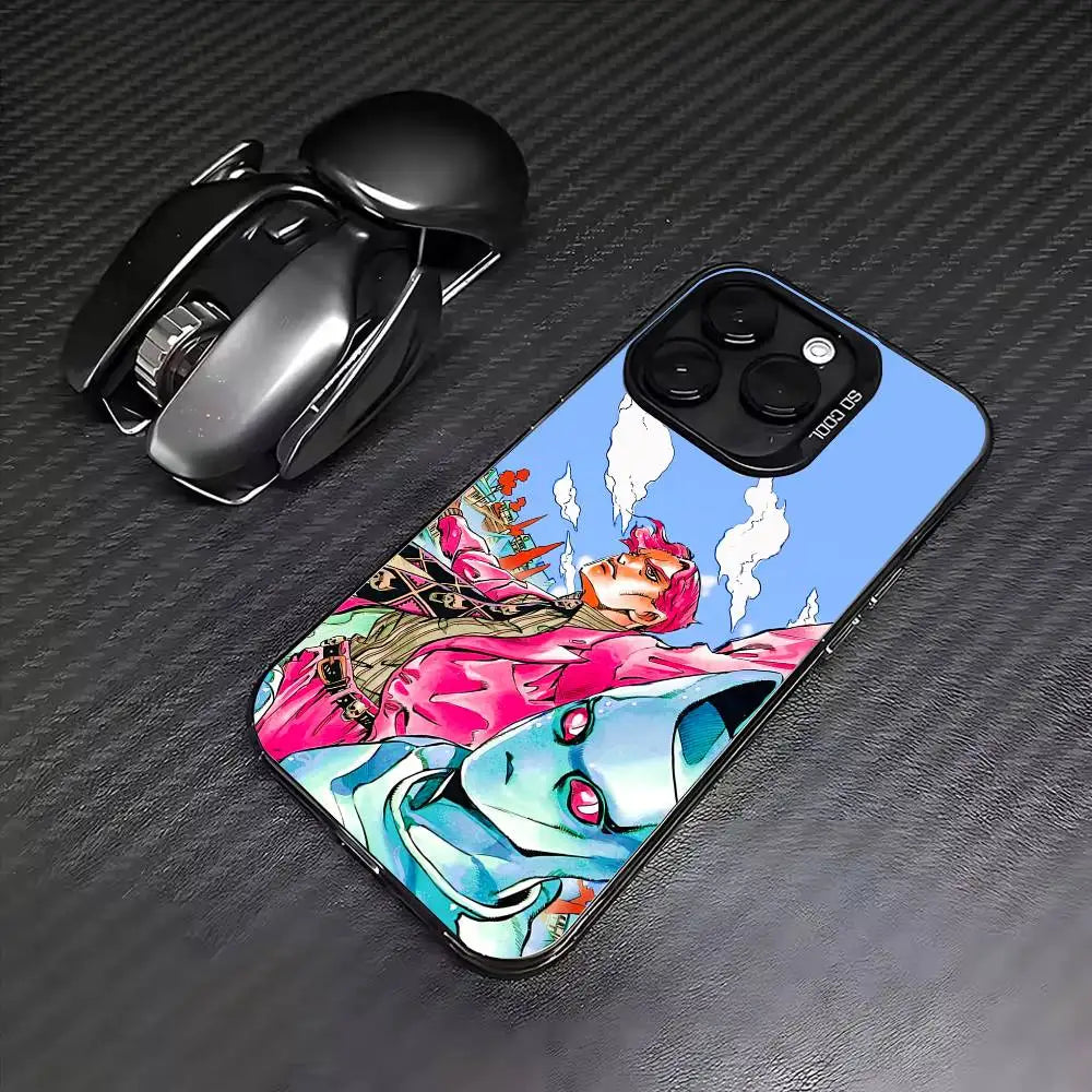 Giorno and Gold Experience Blue Sky Case for iPhone - Colored Silver finish