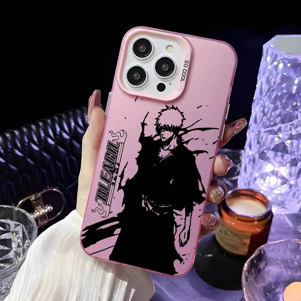 Ichigo Ink Silhouette Aurora Case for iPhone - Rose Pink finish