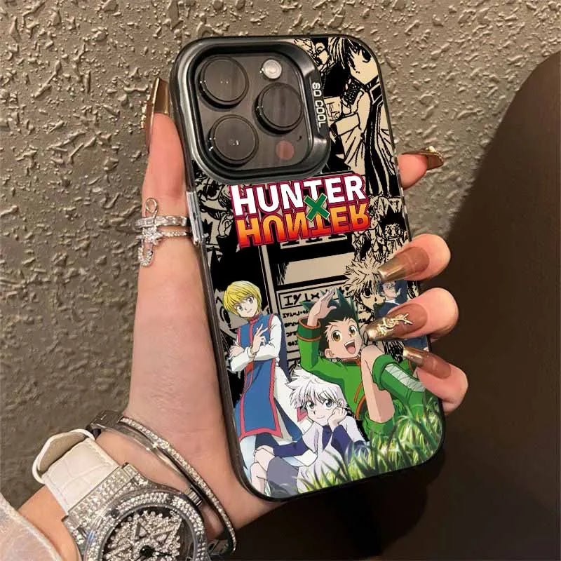 Hunter Team Logo Collage Case for iPhone - Graphite Black finish