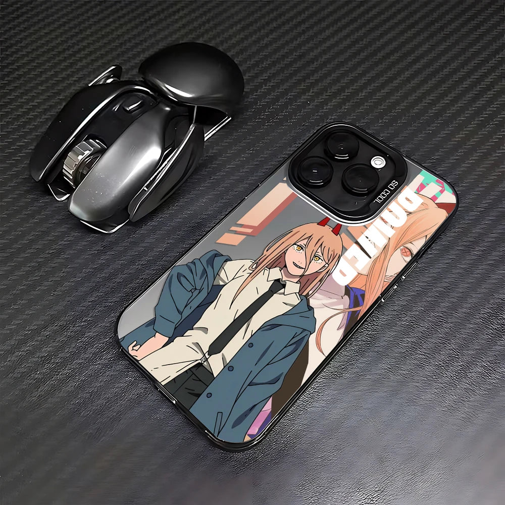Power Blond Portrait Case for iPhone - Black Frame finish