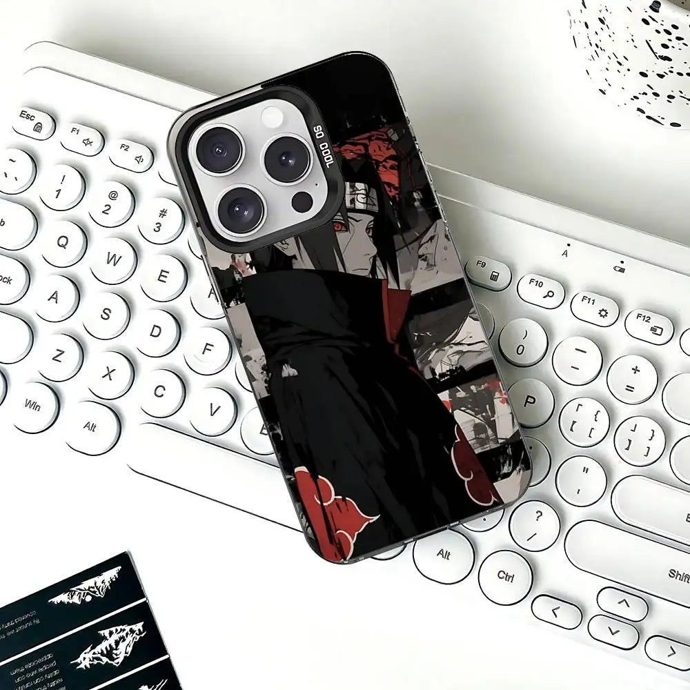 Itachi Shadow Akatsuki Collage Case for iPhone