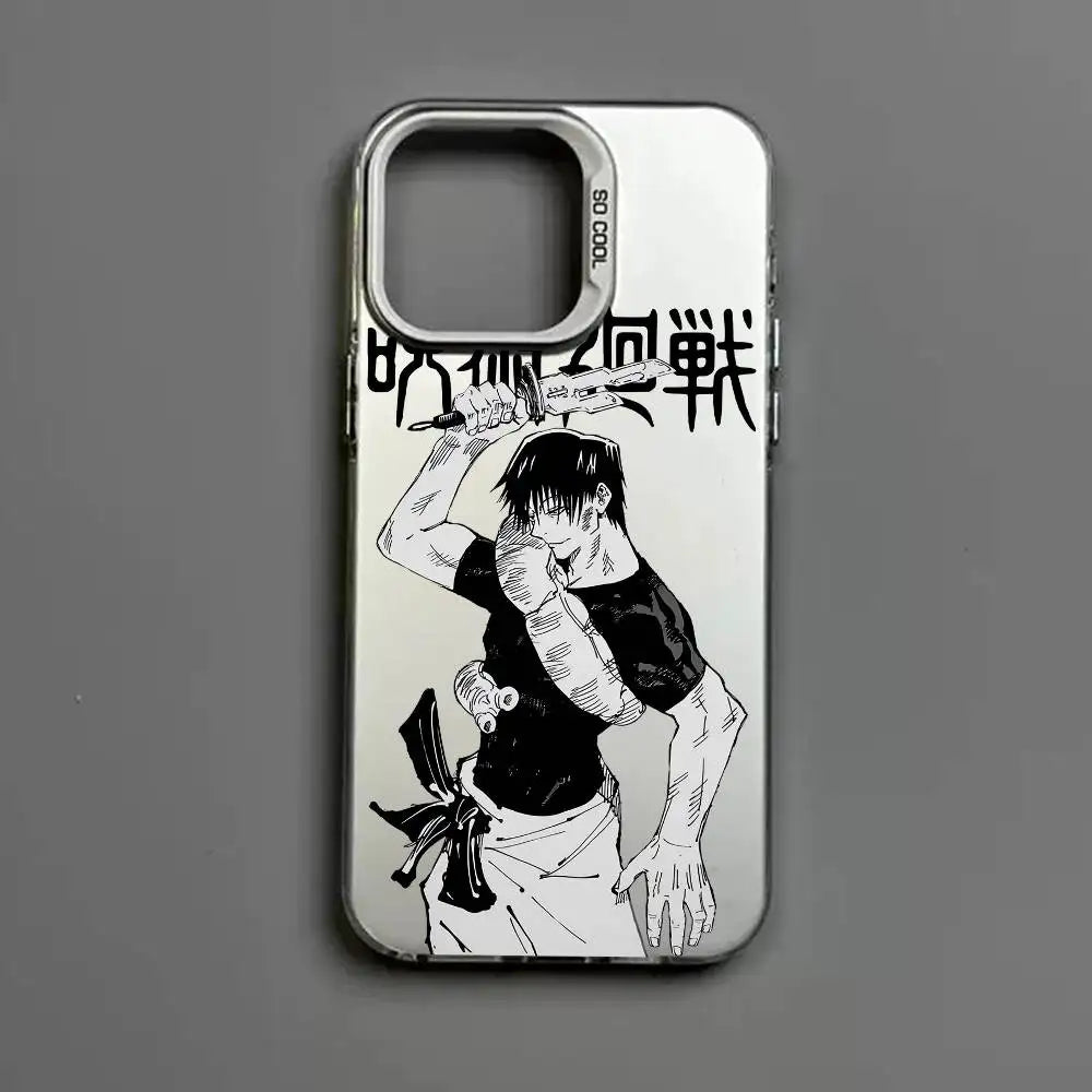 Toji Blade Stance Case for iPhone - Silver finish