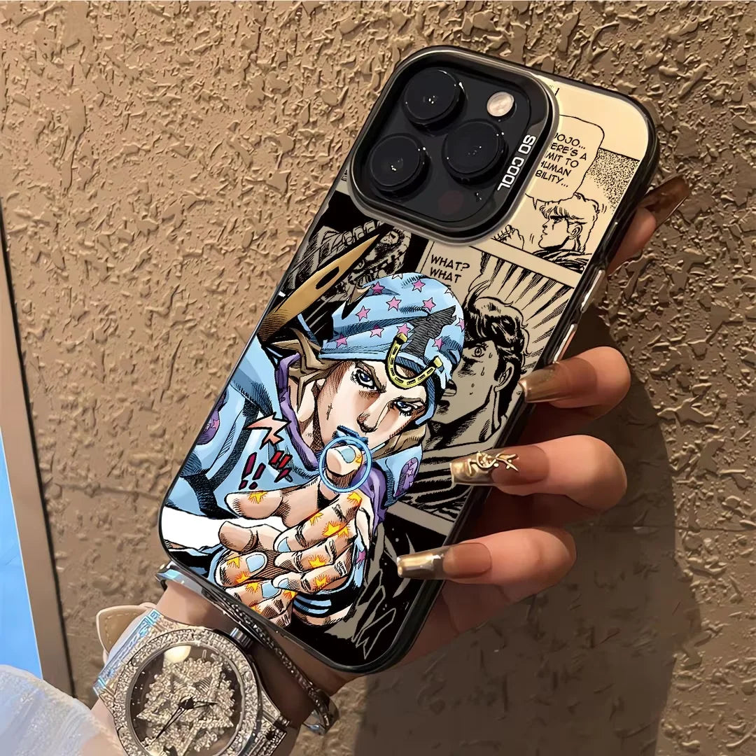 Johnny Joestar Manga Action Case for iPhone - Black and Sand finish