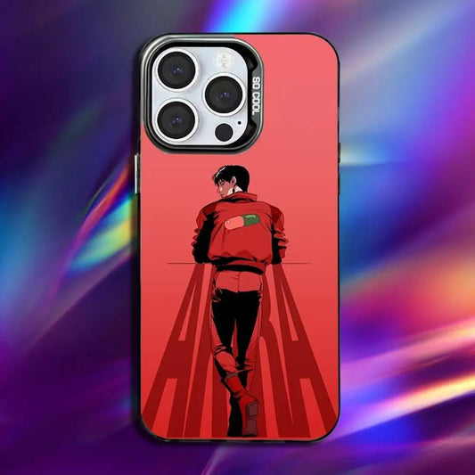 Red Jacket Silhouette Case for iPhone - Red finish