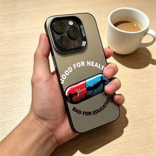 Good for Health Capsule Case for iPhone - Sand finish