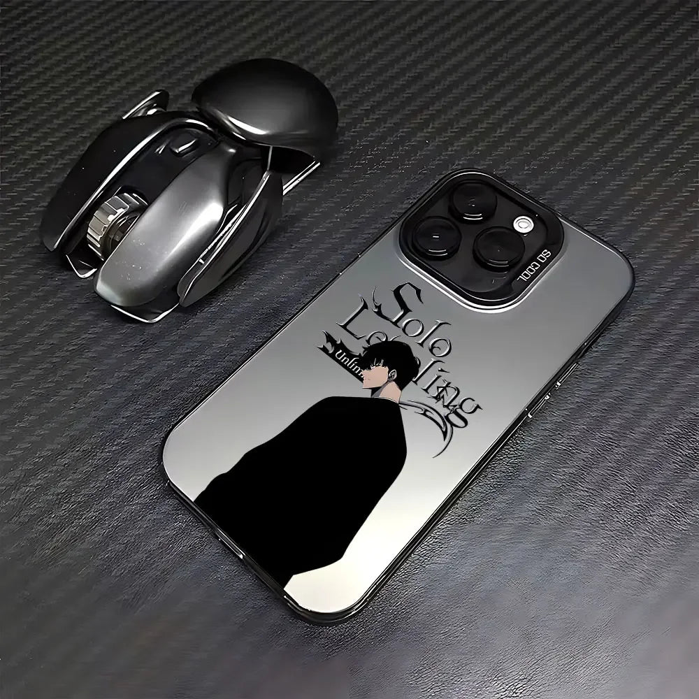 Sung Jinwoo Black Cloak Matte Case for iPhone - Matte finish