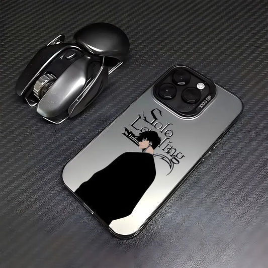 Sung Jinwoo Black Cloak Matte Case for iPhone - Matte finish