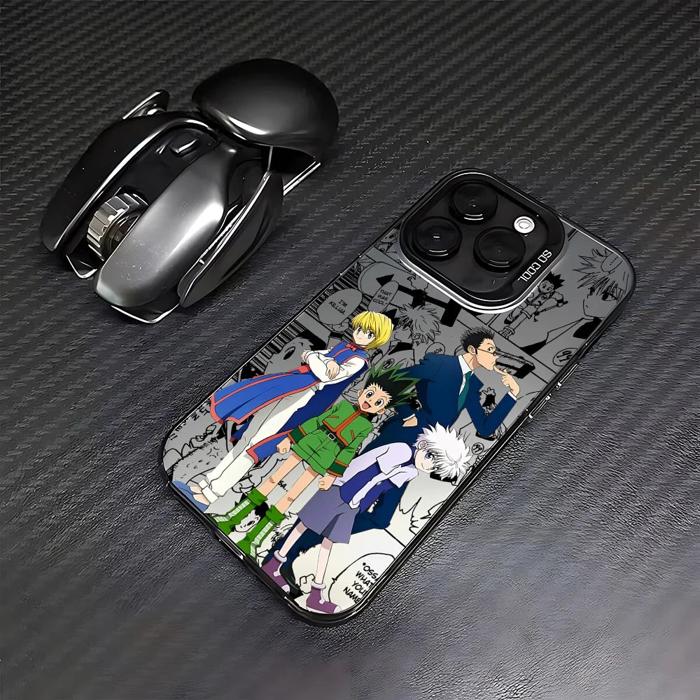 Hunter Team Lineup Manga Case for iPhone - Graphite Black finish