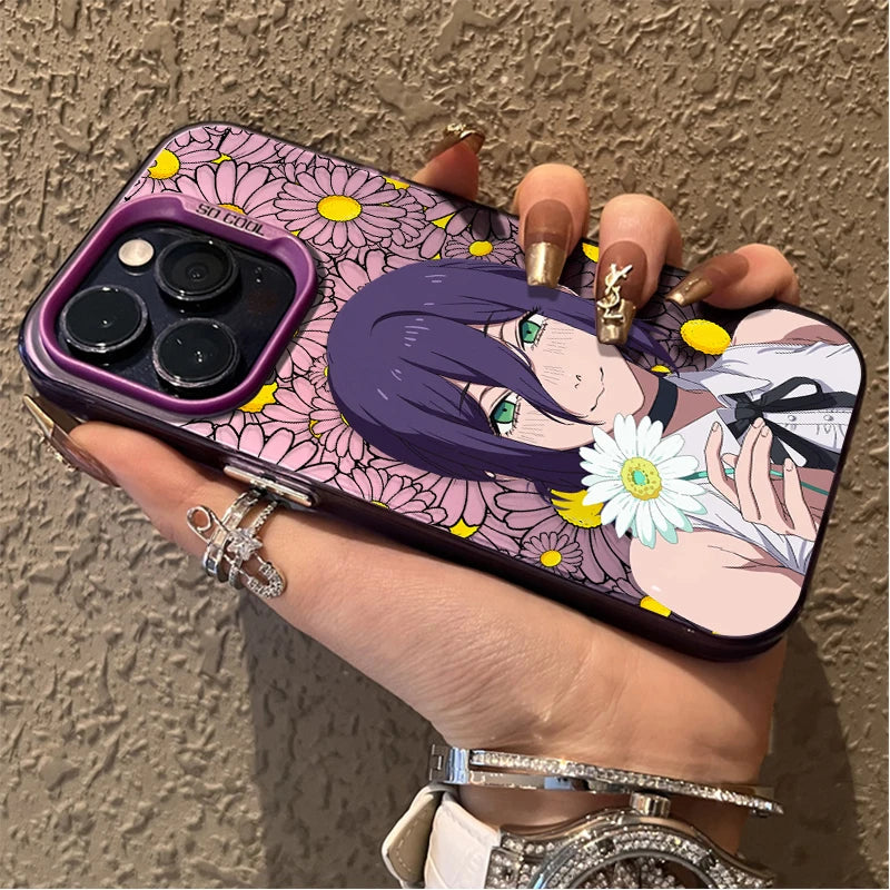 Reze Daisy Soft Portrait Case for iPhone - Violet finish