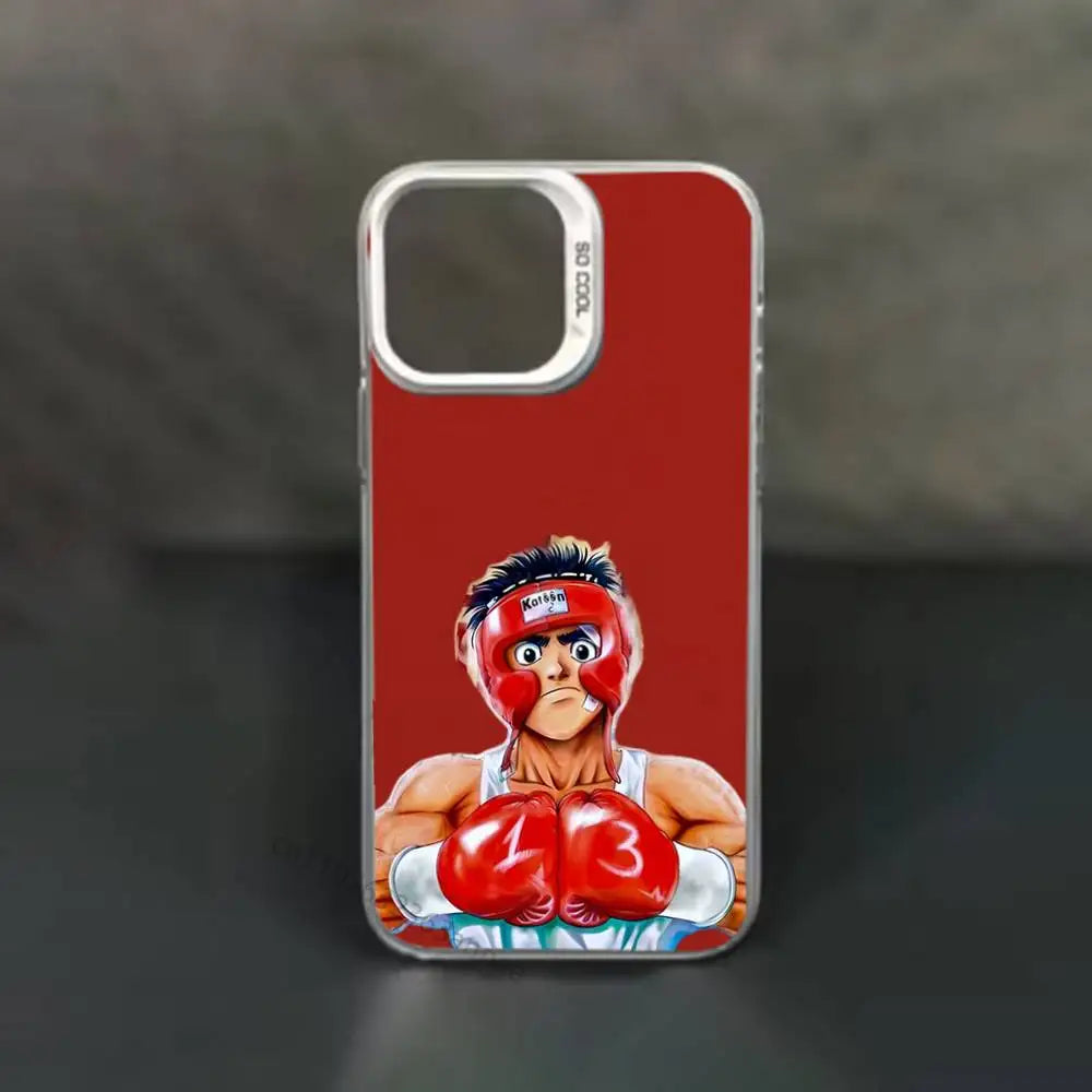 Red Gloves Boxer Portrait Case for iPhone - exact supplier artwork