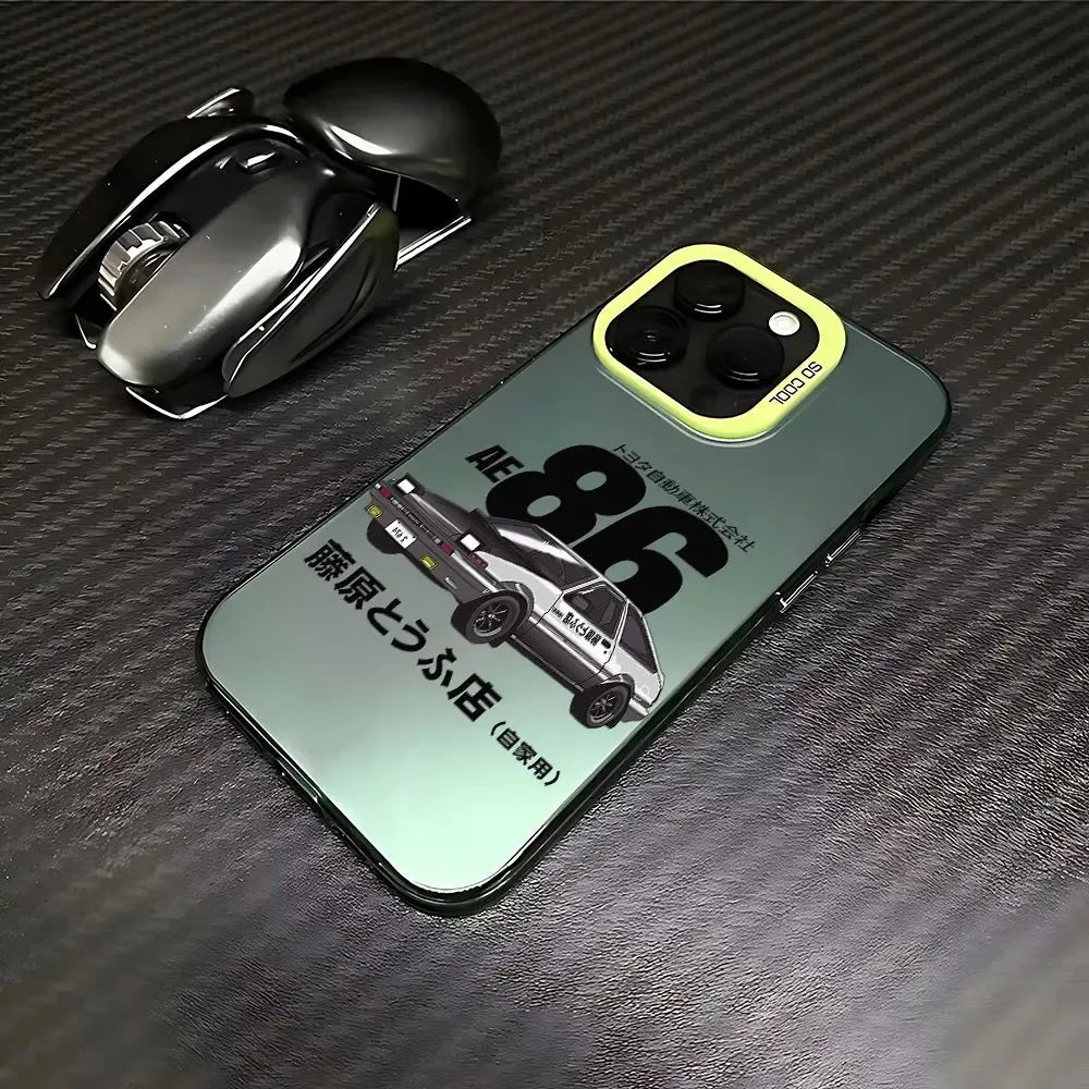 AE86 Tofu Shop Garage Case for iPhone - Mint Green finish