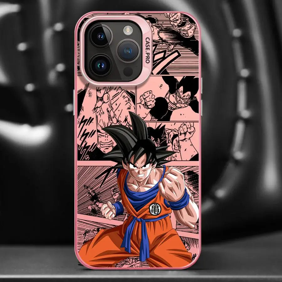Saiyan Manga Classic Case for iPhone - Pink finish