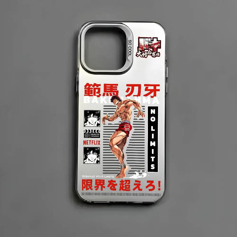 Baki No Limits Training Case for iPhone - Silver finish