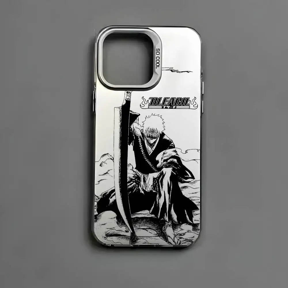 Ichigo Seated Resolve Case for iPhone - Silver White finish