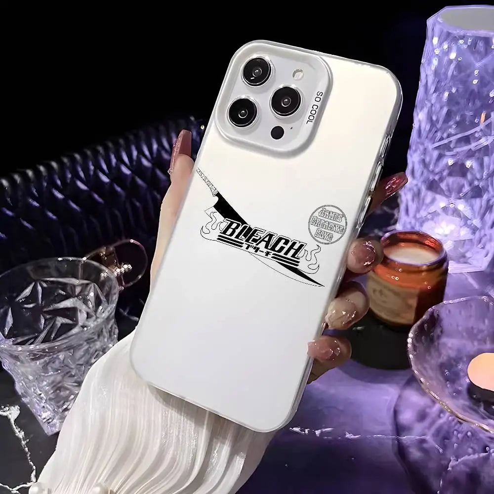 Bleach Soul Reaper Emblem Aurora Case for iPhone - Pearl White finish