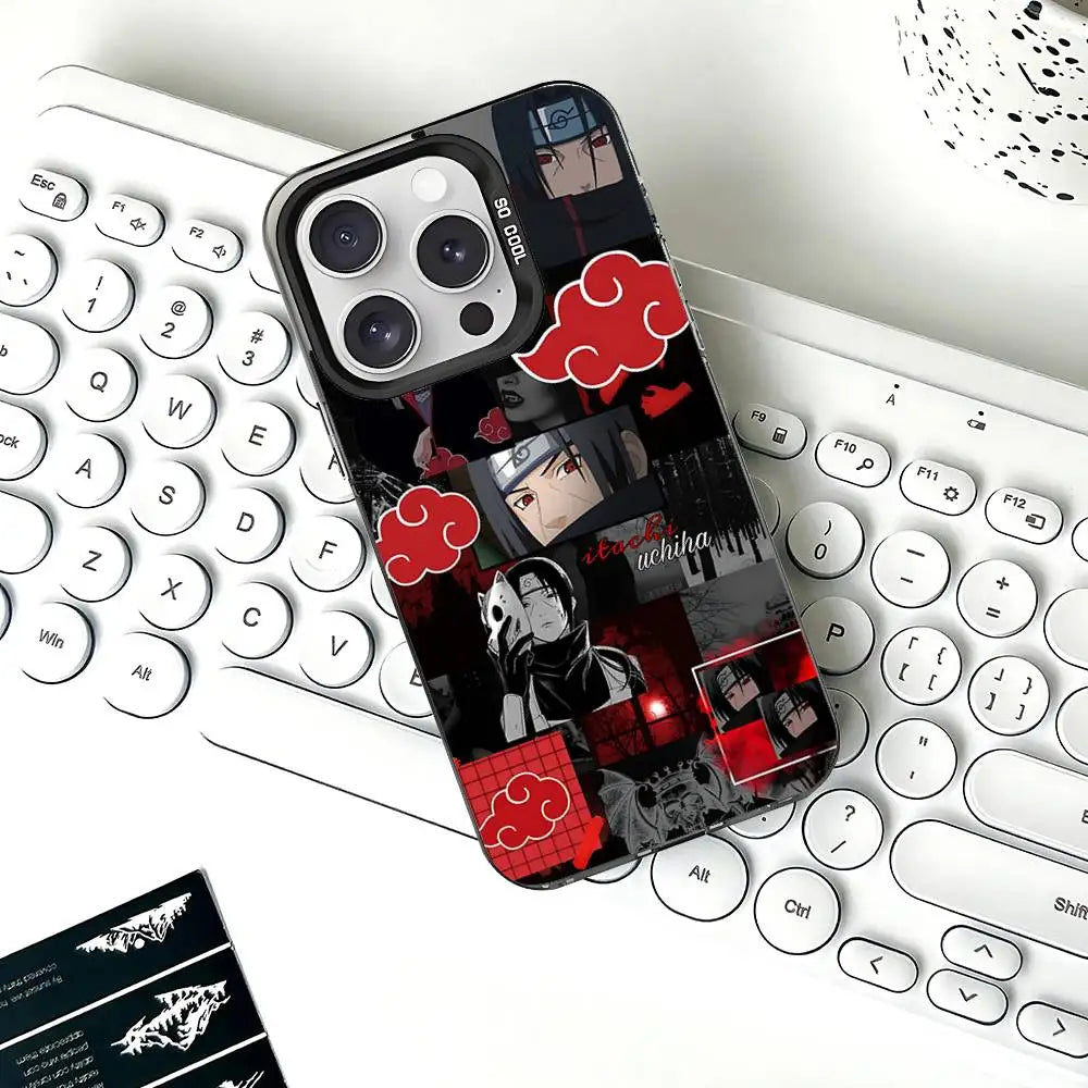 Itachi Crimson Akatsuki Panels Case for iPhone