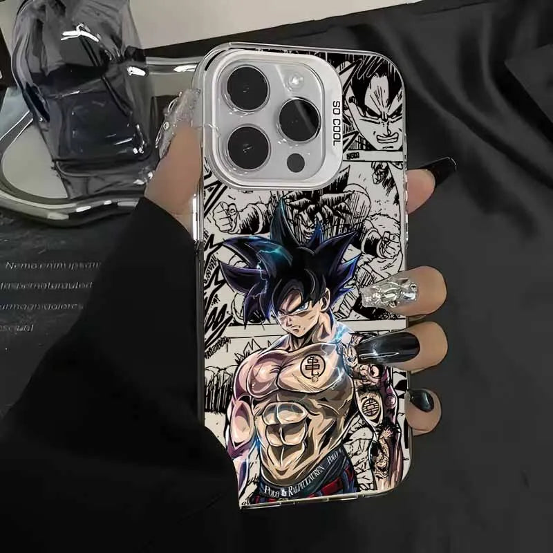 Silver Instinct Manga Case for iPhone - Black finish