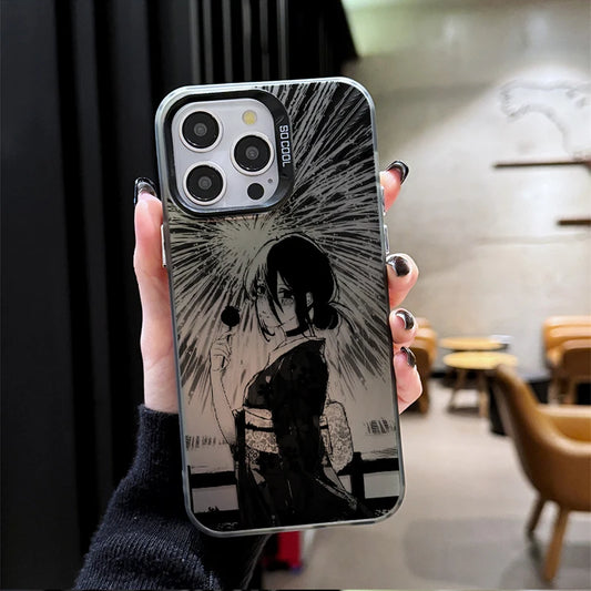 Reze Full-Body Radiant Lines Case for iPhone - Graphite Black finish