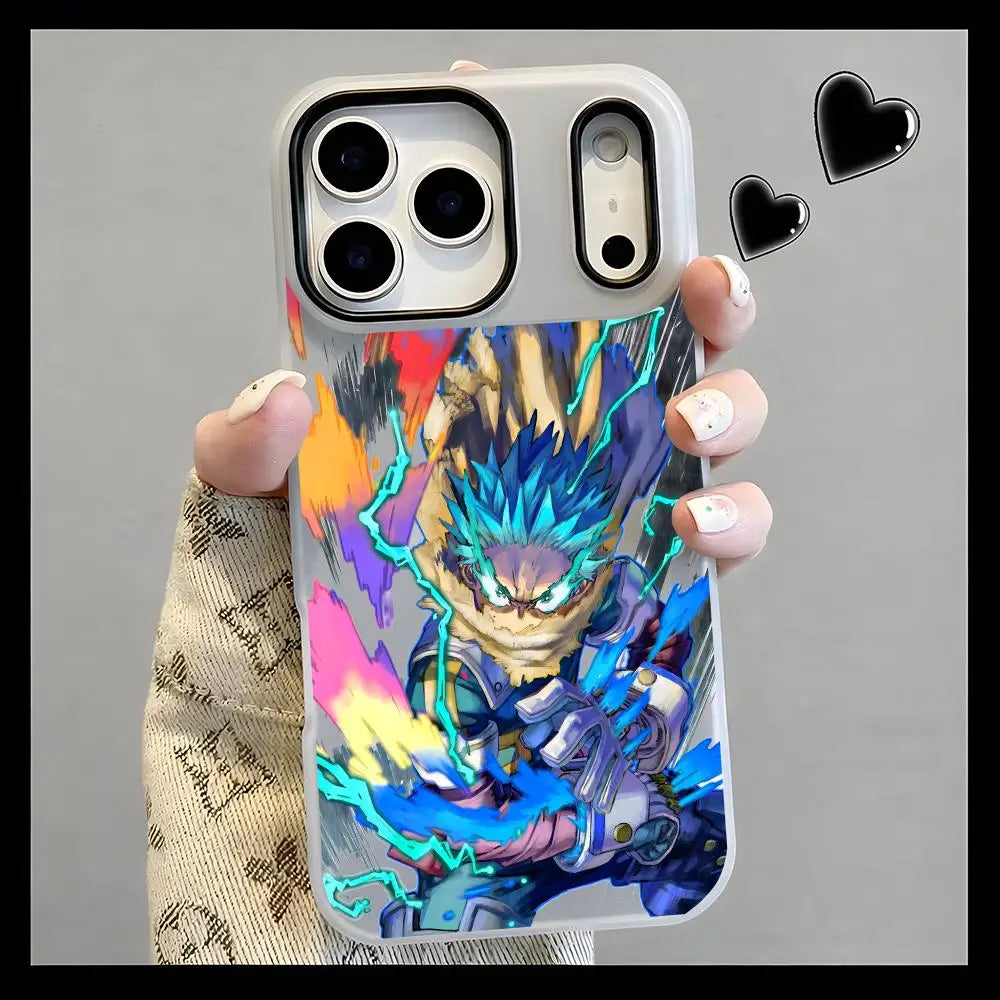 Izuku Electric Surge Jelly Case for iPhone - Black finish
