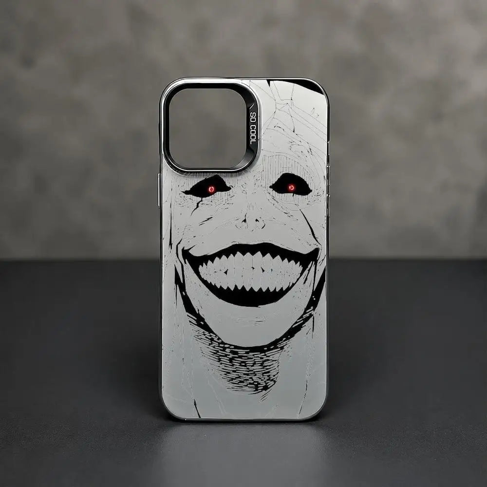 Red-Eyed Monster Grin Aurora Case for iPhone - Black case color