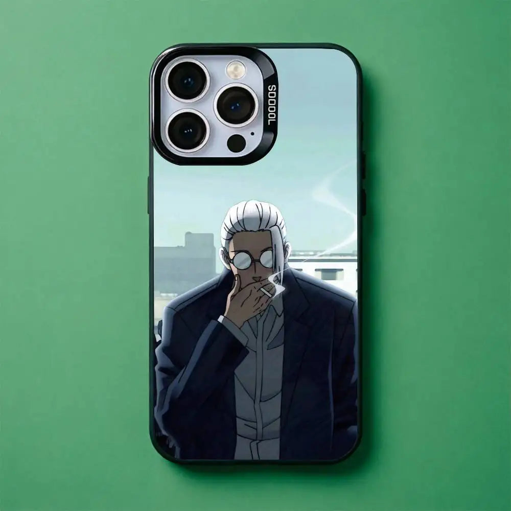 Masked Silver Assassin Plated Case for iPhone - Silver Plated finish