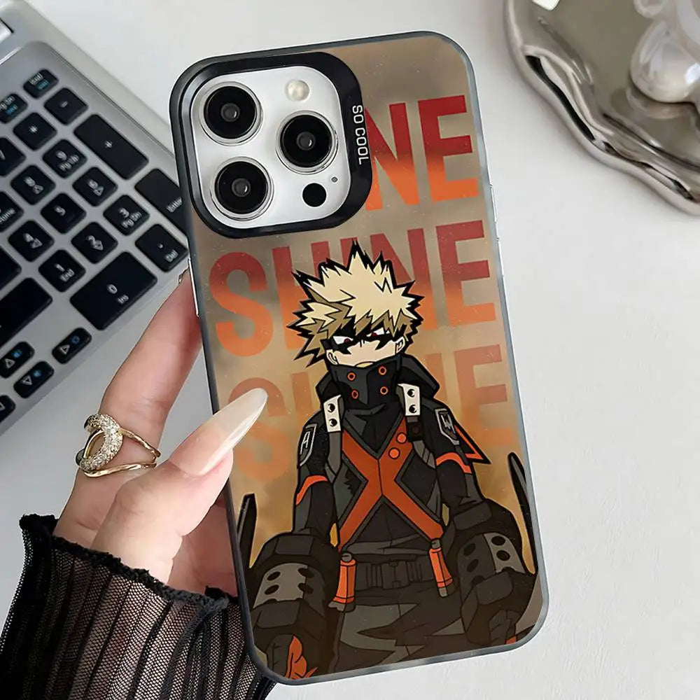 Bakugo One Smile Case for iPhone - Matte Black finish