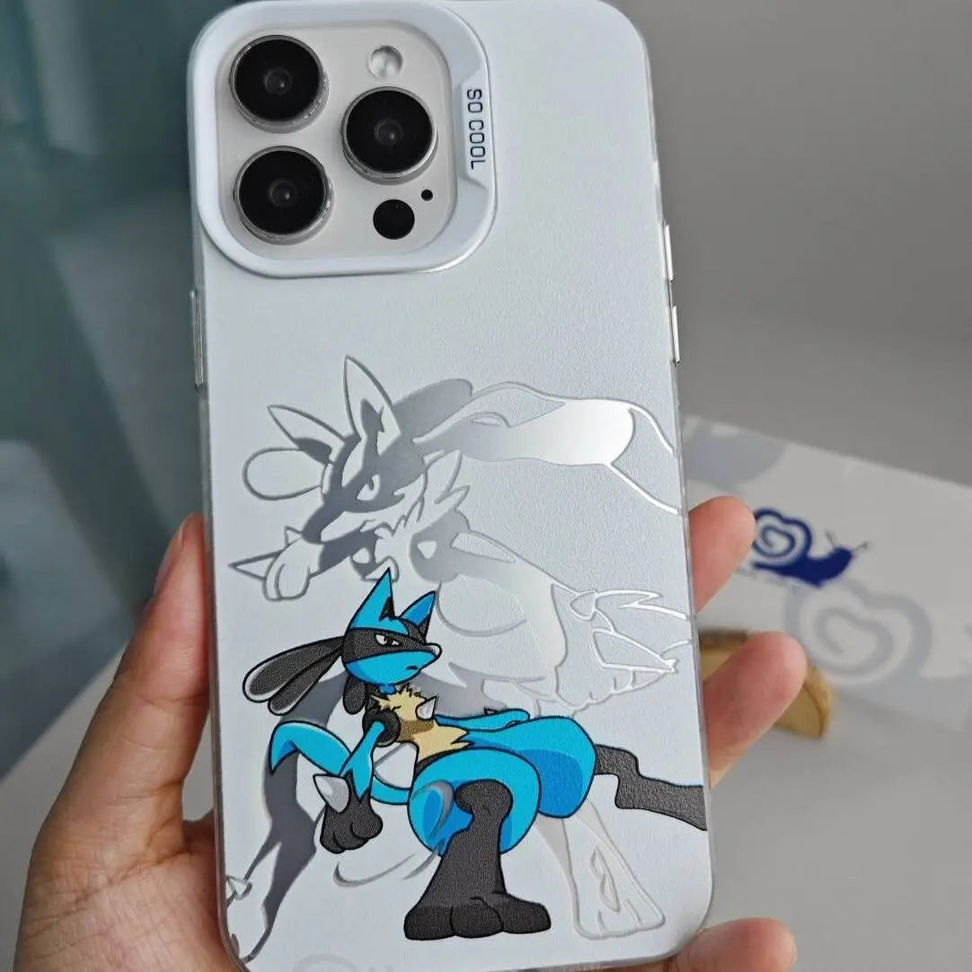 Lucario Silver Shadow Case for iPhone - Silver Frost finish