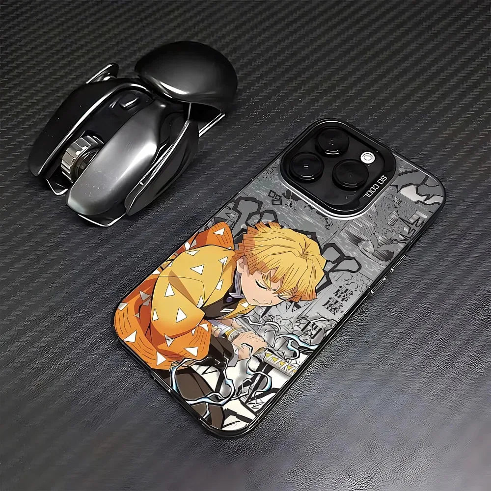 Zenitsu Sleeping Thunder Manga Case for iPhone - Graphite Black finish