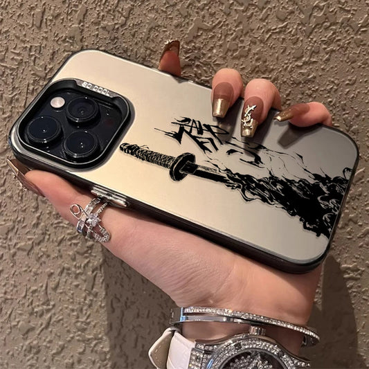 Ichigo Zangetsu Ink Strike Case for iPhone - Champagne Gold finish