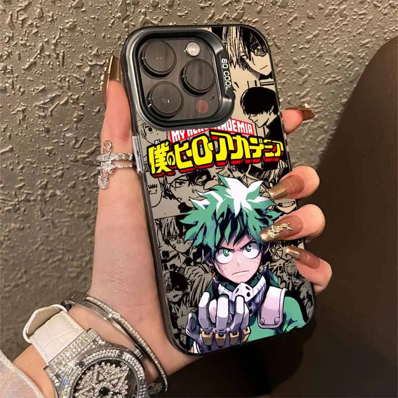 Izuku Academy Manga Case for iPhone - Graphite finish