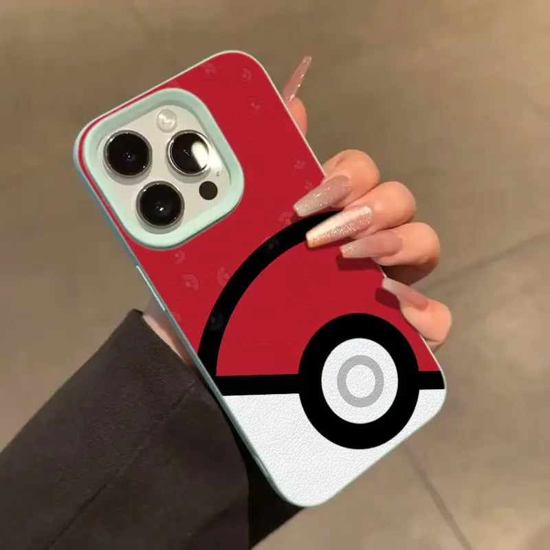 Classic Poké Ball Graphic Case for iPhone - Mint finish