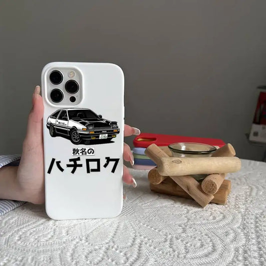 Akina AE86 Hachi-Roku Case for iPhone - Pearl White finish