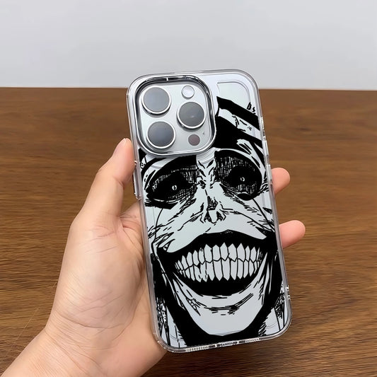 Wide-Eyed Monster Grin Clear Case for iPhone - Clear finish