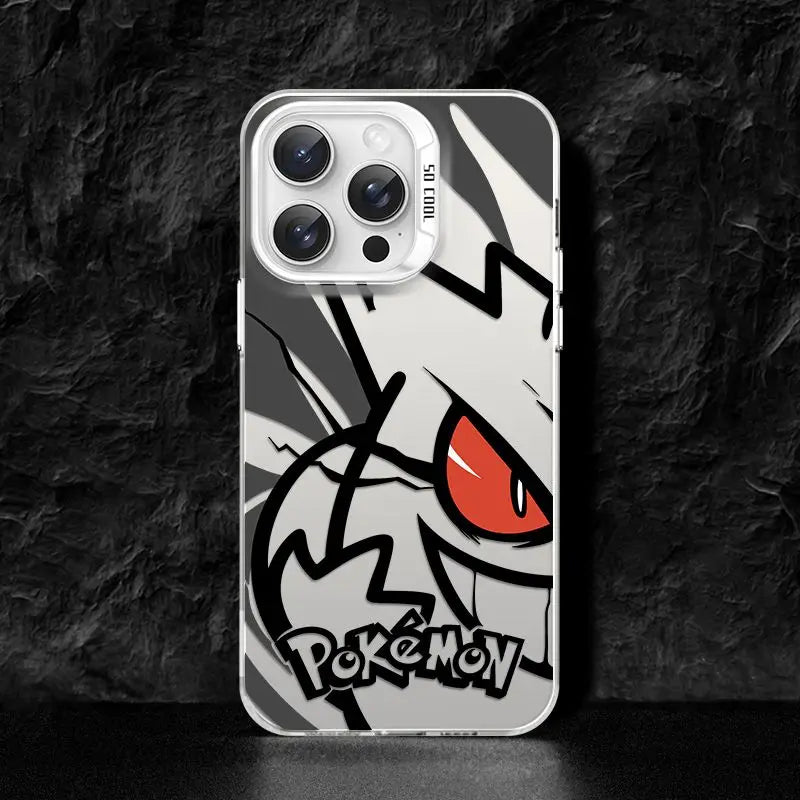 Gengar Red Eye Graphic Case for iPhone - Pearl White finish