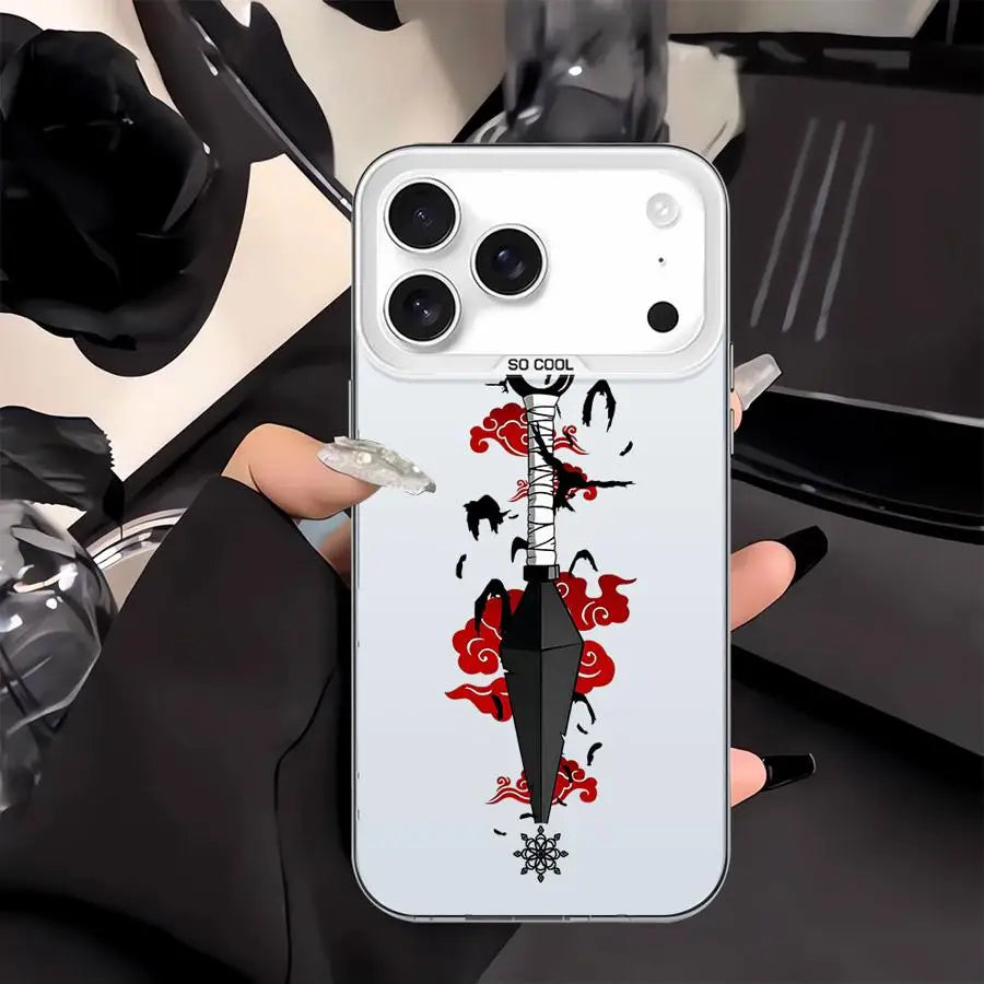 Akatsuki Shinobi Lineup Case for iPhone - White