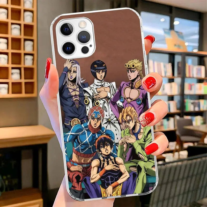 Golden Wind Cast Lineup Case for iPhone - Soft Clear finish