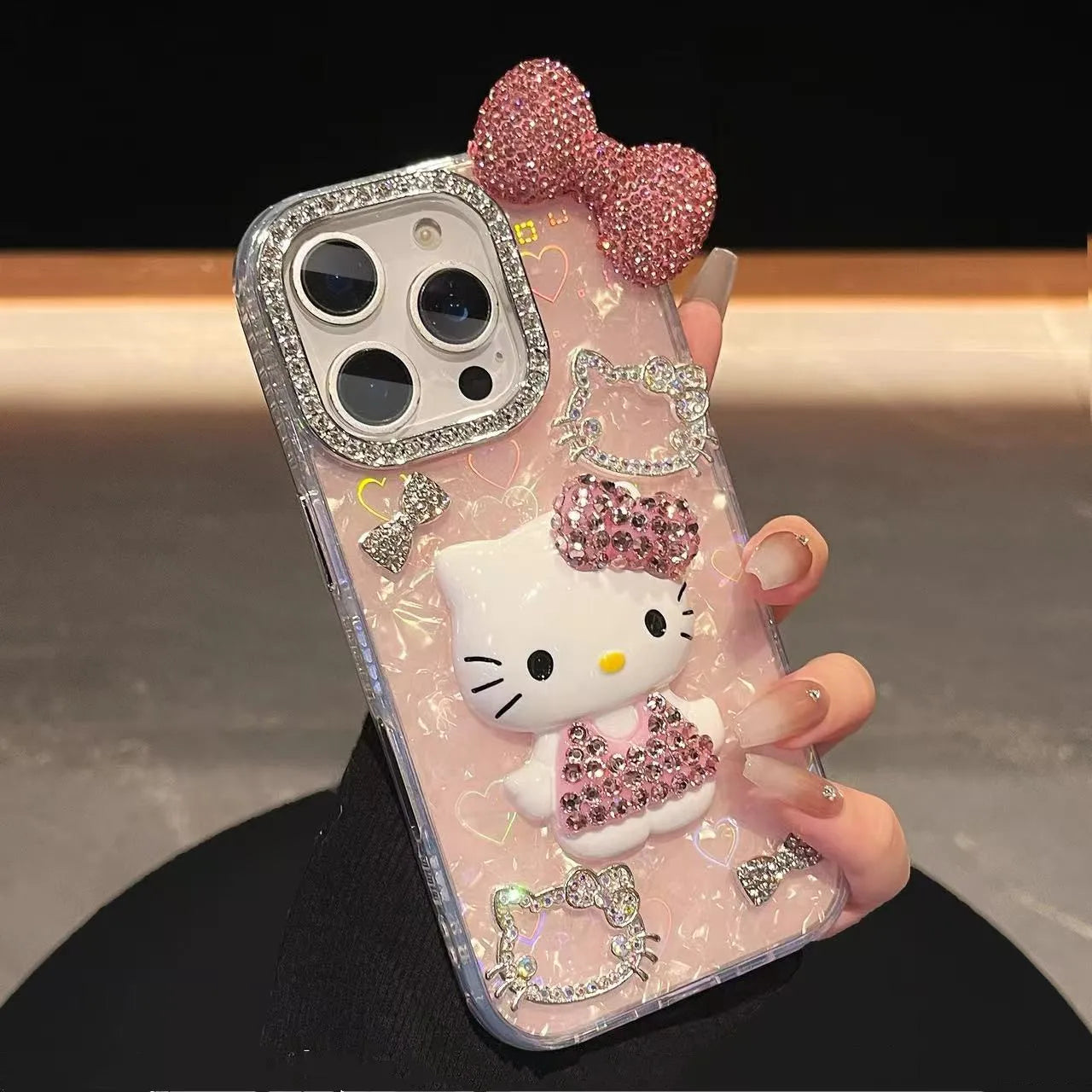 Hello Kitty Crystal Bow 3D Case for iPhone - Case Only