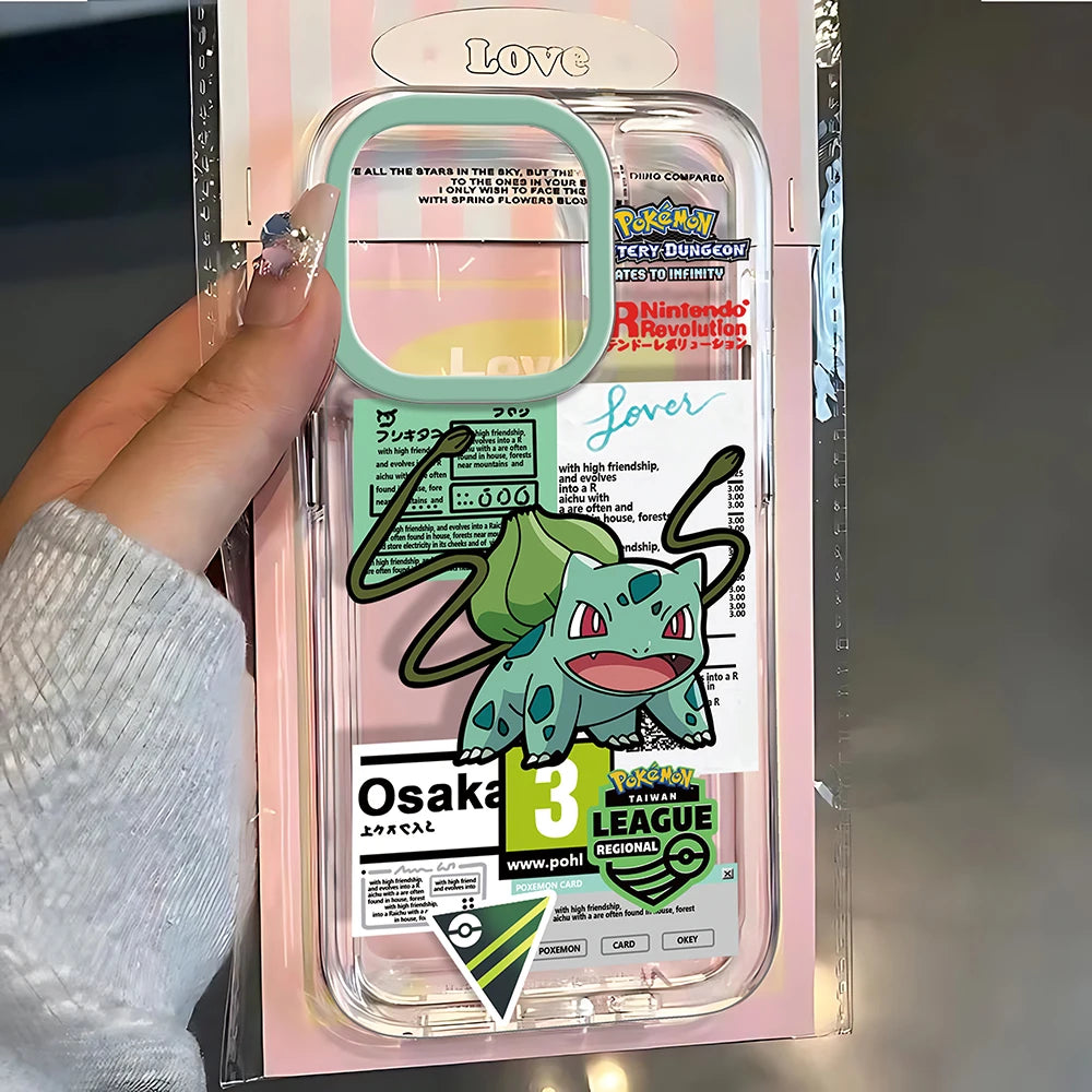Bulbasaur Osaka League Poster Case for iPhone - Clear Shell finish